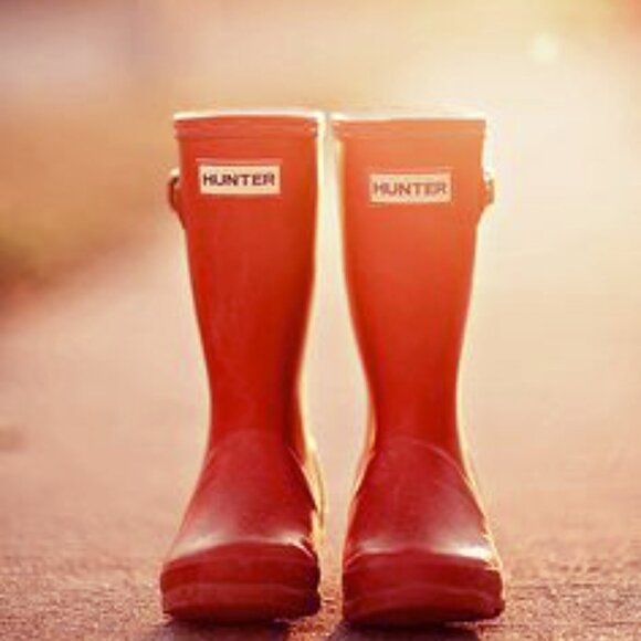 💖Rain Hunter Boots Like New Tall Gloss💖 - Picture 1 of 16